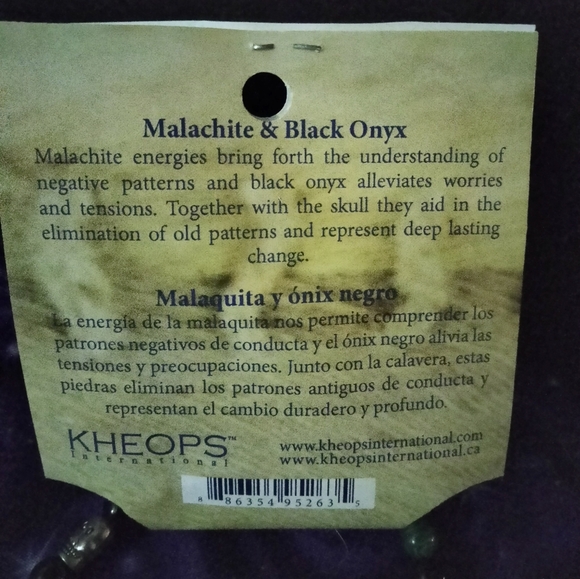 Gemstone Skull Bracelet(s) New from Kheops International - Picture 2 of 4